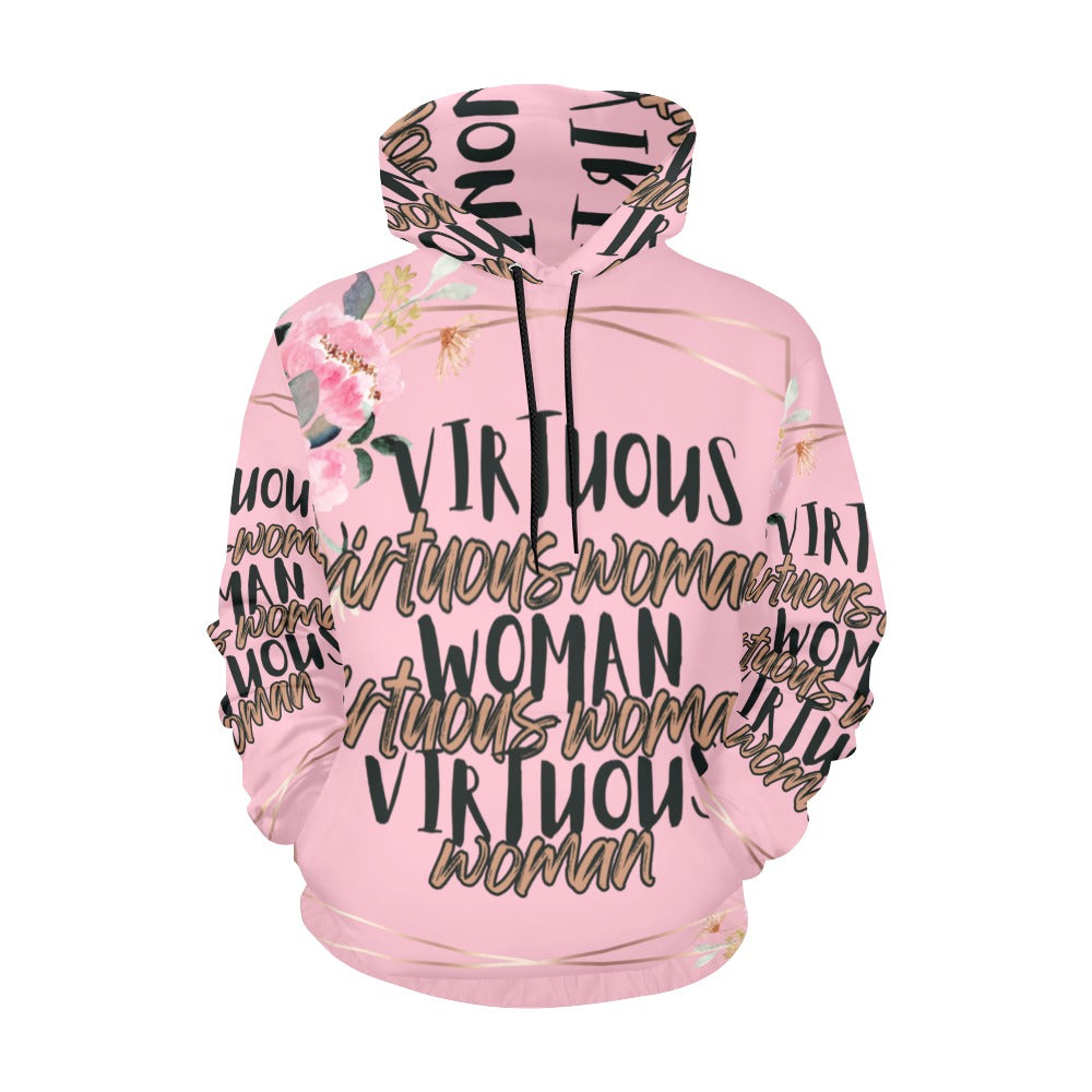 Virtuous Woman All Over Print Hoodie