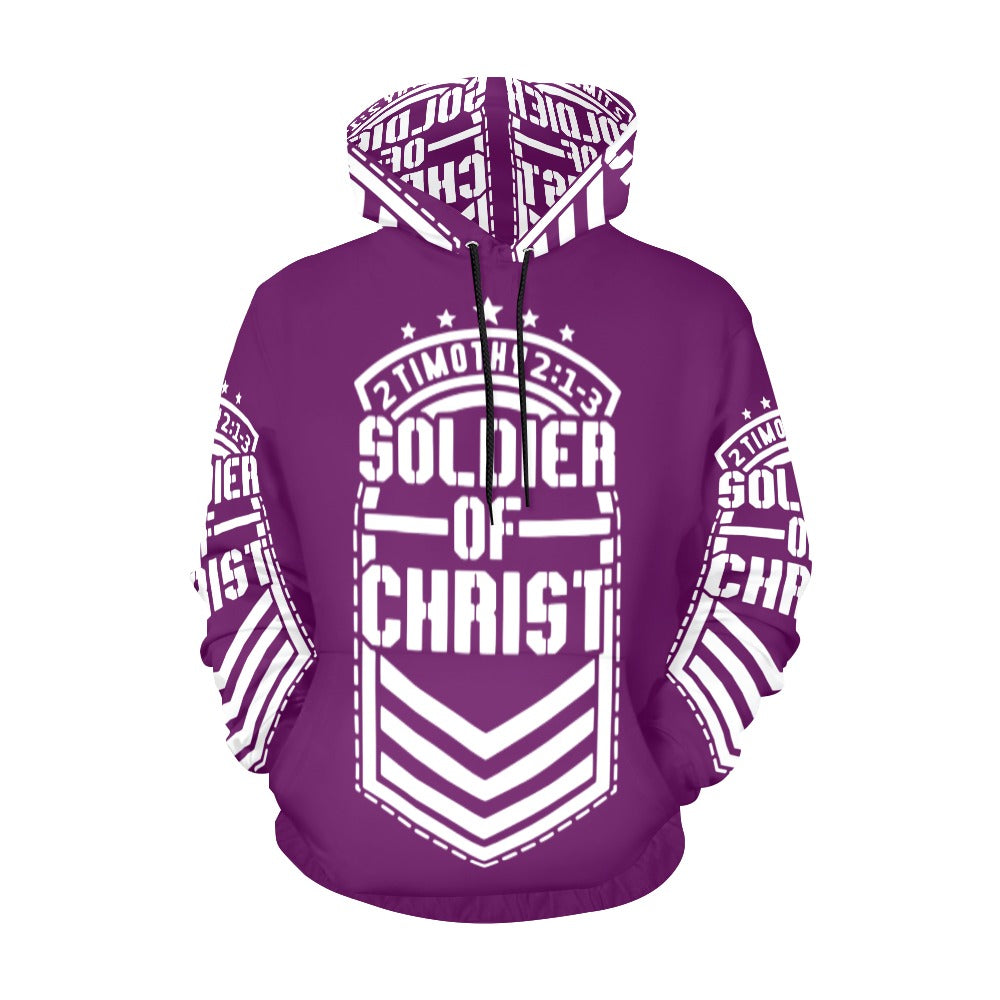 Soldier of Christ All Over Print Hoodie