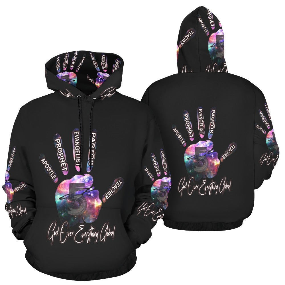 5 Fold All Over Print Hoodie