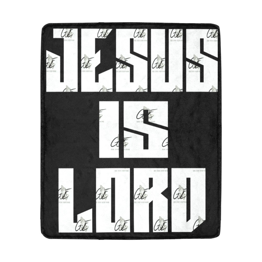 Jesus is Lord Fleece Blanket 50"x60"